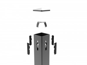 Straight Square Pole